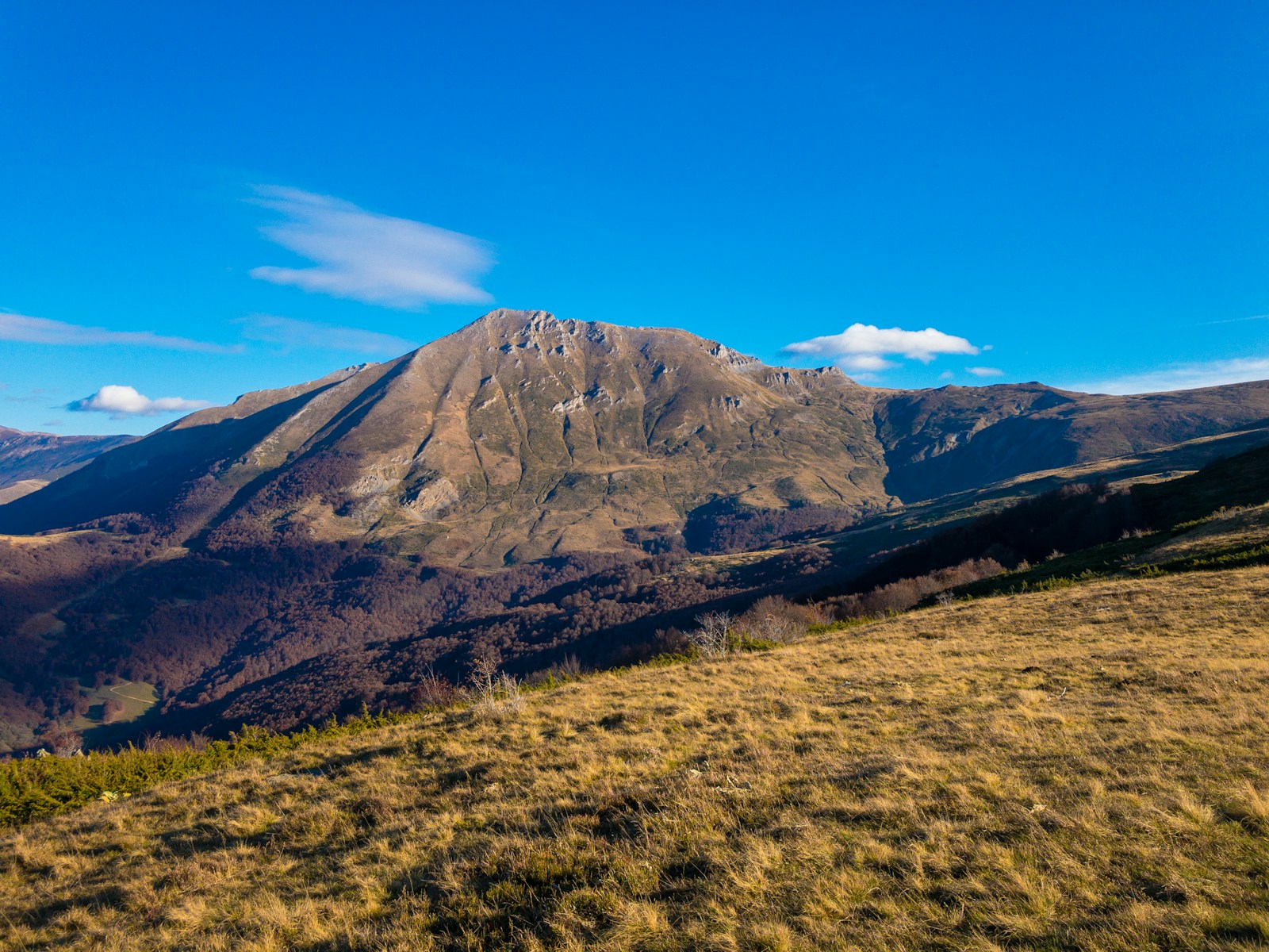 brown and green mountain under blue sky during daytime