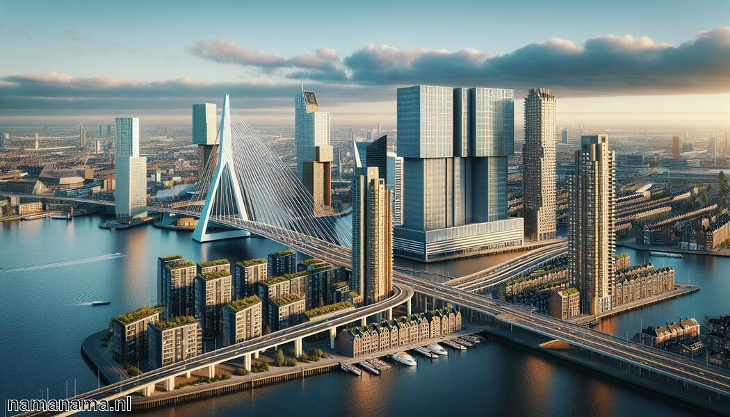 Typisch Rotterdam » De moderne skyline van de havenstad